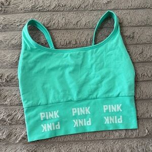 PINK Victoria's Secret Teal Sports Bra